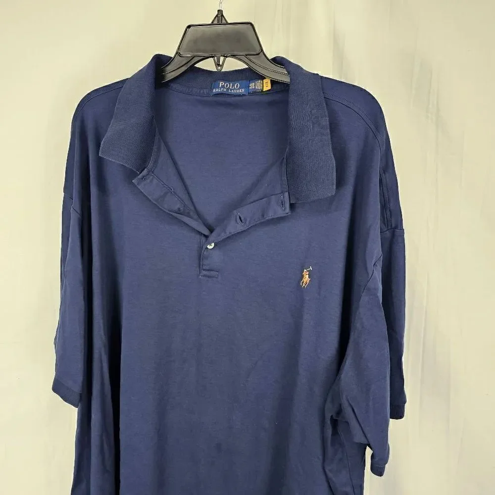 Polo Ralph Lauren Polo Shirt Short Sleeve Navy Blue Men’s Size 4XB Big